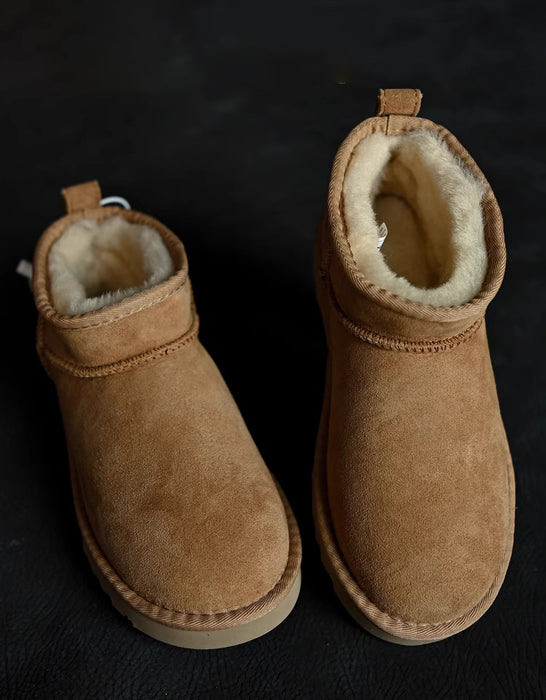 Botas antideslizantes informales retro de otoño e invierno para mujer | Zapatos de regalo