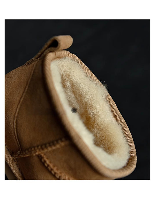 Botas antideslizantes informales retro de otoño e invierno para mujer | Zapatos de regalo