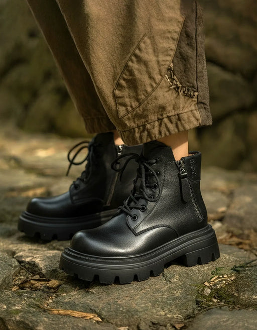 Autumn Winter Comfortable Round Toe Chunky Martin Boots for Women  Obiono Aug Shoes Collection 2026 108.0