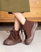 Autumn Comfortable Top Layer Ankle Sneakers Boots Brown Jan Shoe Collection 2026 99.00