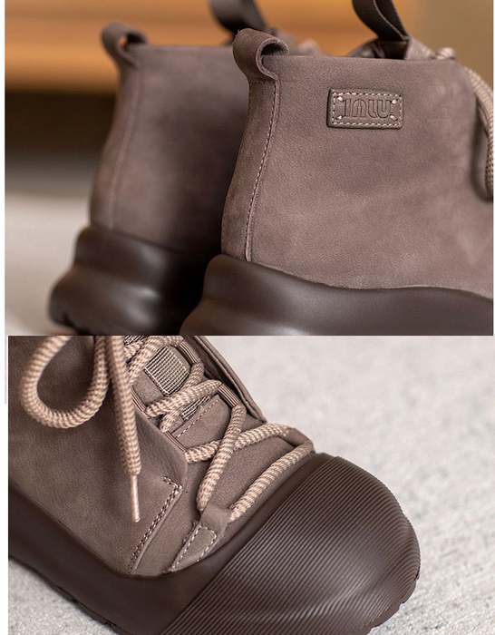 Autumn Comfortable Top Layer Ankle Sneakers Boots Details Jan Shoe Collection 2026 99.00