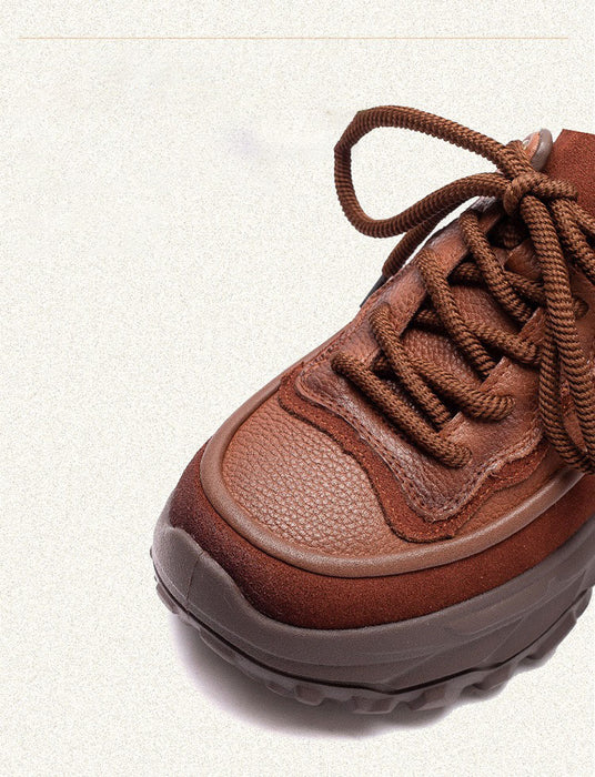 chunky sneakers AutumnWinterComfortableWomenPlatformSneakersobionoshoes