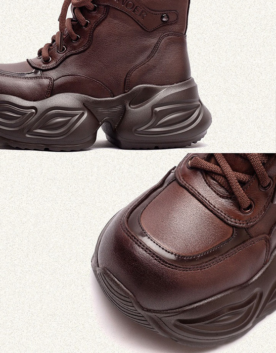 Women's Autumn Winter Cushioned Comfortable Chunky Platform Boots try on, Obiono Oct Shoes Collection 2026, 96.01