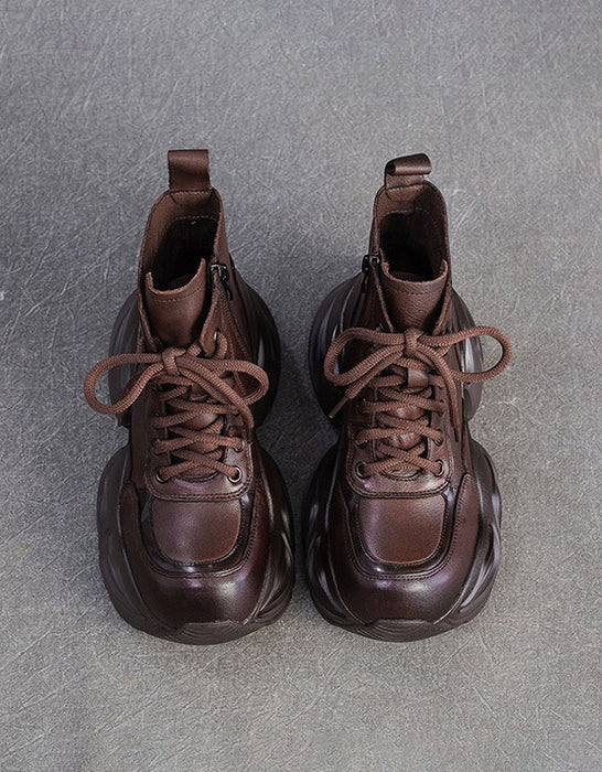 Women's Autumn Winter Cushioned Comfortable Chunky Platform Boots try on, Obiono Oct Shoes Collection 2026, 96.01