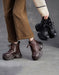 Women's Autumn Winter Cushioned Comfortable Chunky Platform Boots try on, Obiono Oct Shoes Collection 2026, 96.01