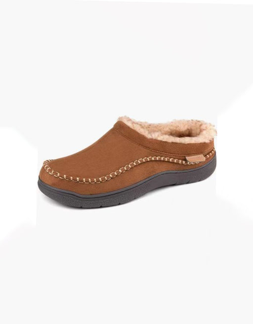 Autumn Winter Fleece-lined Suede Cotton Indoor Slippers (Size41-47) March Shoe Collection 2026 39.90