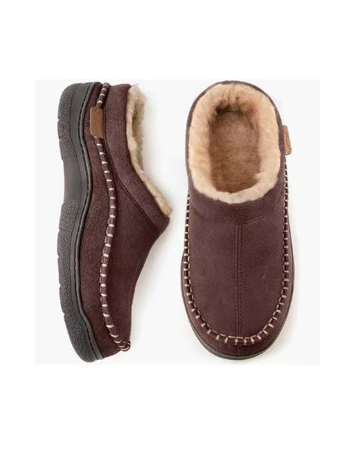 Autumn Winter Fleece-lined Suede Cotton Indoor Slippers (Size41-47) March Shoe Collection 2026 39.90