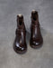 Women's Autumn Winter Genuine Leather Buckle Front Ankle Slouch Boots, Obiono Oct Shoes Collection 2026, 95.00