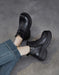 Autumn Winter Round Toe Ankle Buckle Platform Boots, Obiono Oct shoes collection 2026, 93.90