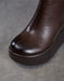 Women's Autumn Winter Round Toe Comfortable Retro Platform Boots, Obiono Oct shoes collection 2026, 118.00