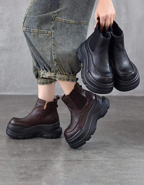 Autumn Winter Waterproof Platform Chelsea Boots
