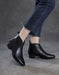 Women's Autumn Winter Women's Genuine Leather Woven Ankle Boots, Obiono Oct shoes collection 2026, 90.19