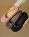 Beaded Decor Handmade Comfort Round Toe Flats for Women June Shoes Collection 2026 99.99
