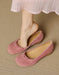 Beaded Decor Handmade Comfort Round Toe Flats for Women June Shoes Collection 2026 99.99