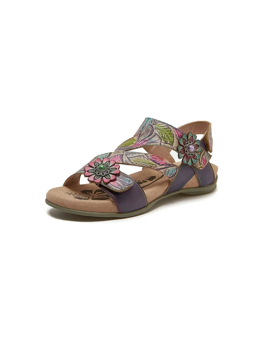 Big Size for Women Summer Comfortable Vintage Embossed Flat Sandals(size 36-size 42) June Shoes Collection 2026 95.00