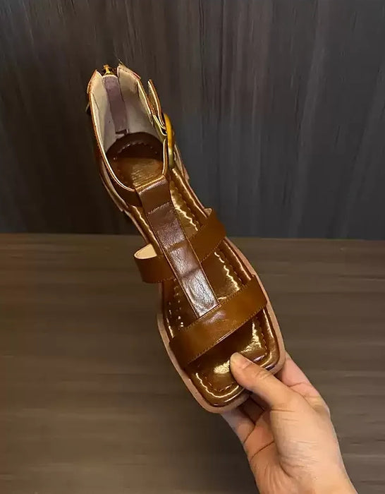 Big Size sandals 35-size 43,Summer Holiday Vintage Roman Sandals Obiono June Shoes Collection 2026 101.80