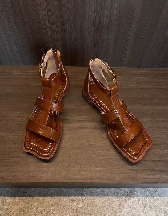 Big Size sandals 35-size 43,Summer Holiday Vintage Roman Sandals Obiono June Shoes Collection 2026 101.80