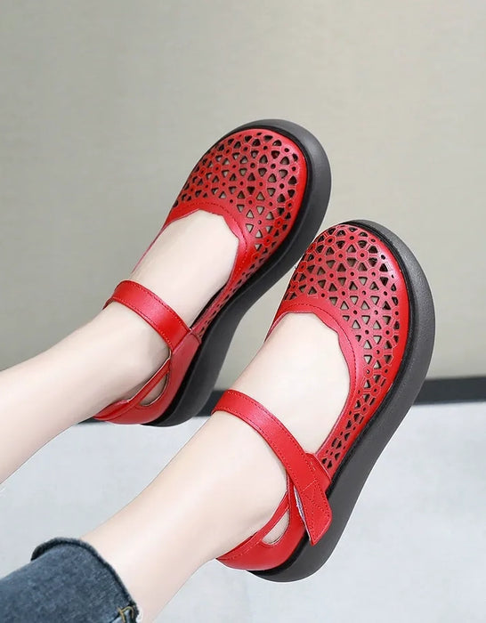Big Size Summer Hollow Soft Sole Wedge Sandals (Size 35-size 43) May Shoes Collection 2026 81.00