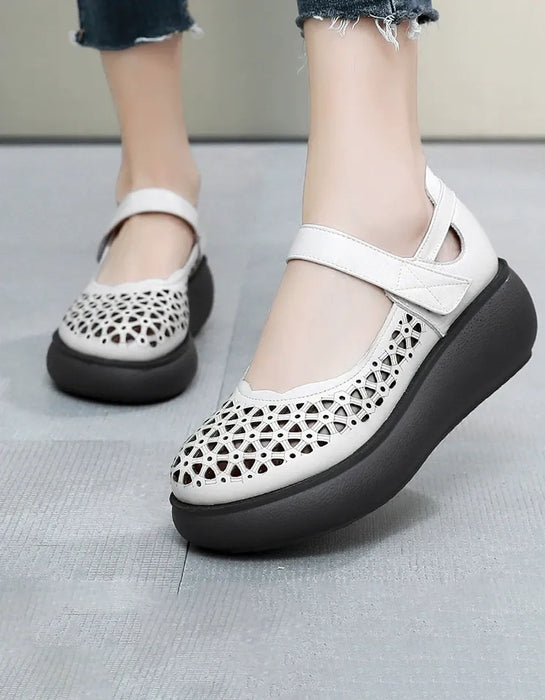 Big Size Summer Hollow Soft Sole Wedge Sandals (Size 35-size 43) May Shoes Collection 2026 81.00