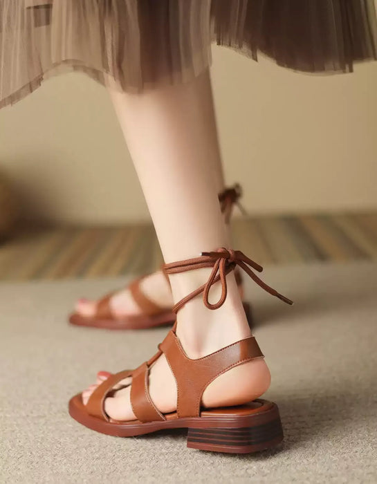 Big Size Sandals for Women Summer Open Toe Roman Style Sandals(size35-size43) June Shoes Collection 2026 99.99