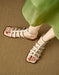 Big Size Sandals for Women, Summer Vintage Strappy Roman Style Sandals, Obiono June Shoes Collection 2026, 101.50