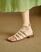 Big Size Sandals for Women, Summer Vintage Strappy Roman Style Sandals, Obiono June Shoes Collection 2026, 101.50