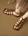 Big Size Sandals for Women, Summer Vintage Strappy Roman Style Sandals, Obiono June Shoes Collection 2026, 101.50