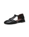 Big Size Shoes Vintage T-strap Close Toe Flat Sandals size 34- size42 May Shoes Collection 2026 98.99