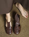 Women Big Size Shoes Vintage T-strap Close Toe Flat Sandals size 34- size42 May Shoes Collection 2026 98.99