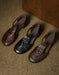 Women Big Size Shoes Vintage T-strap Close Toe Flat Sandals size 34- size42 May Shoes Collection 2026 98.99