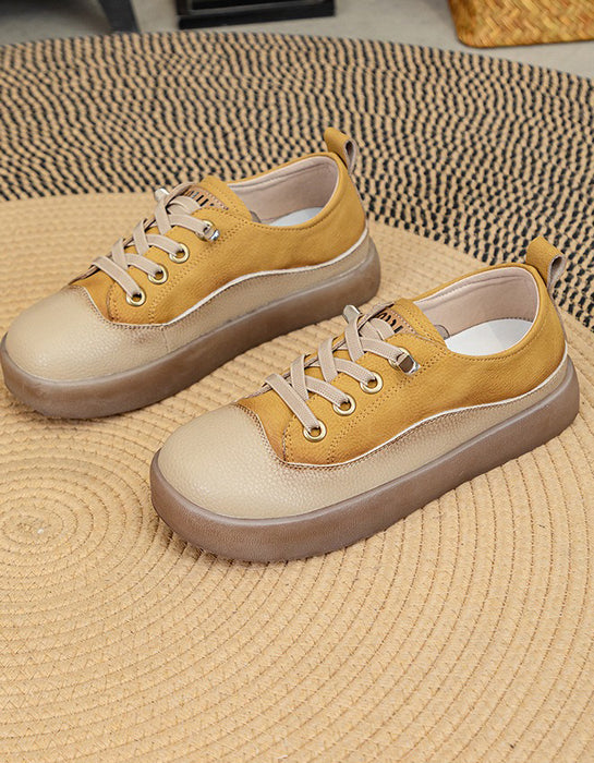 Big Size Women's Casual Leather Sneakers (size 35-size 43) April Shoes Collection 2026 77.00