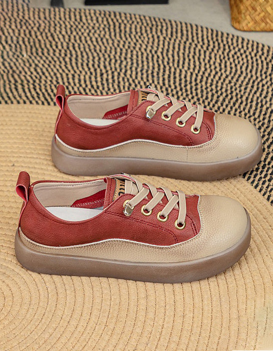 Big Size Women's Casual Leather Sneakers (size 35-size 43) April Shoes Collection 2026 77.00