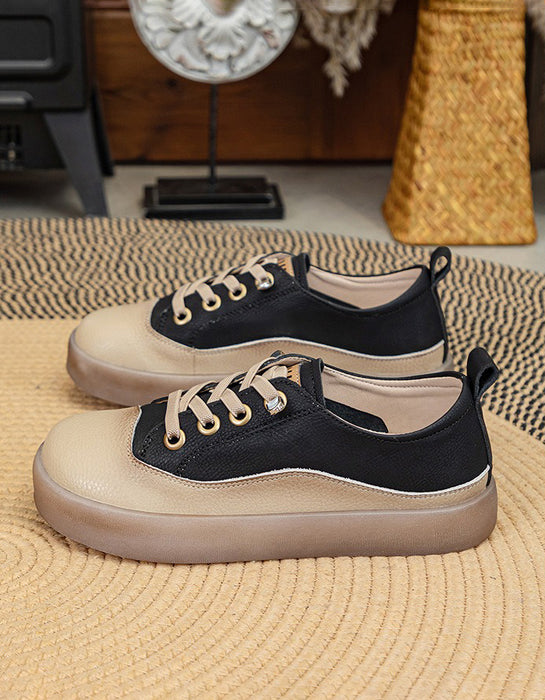 Big Size Women's Casual Leather Sneakers (size 35-size 43) April Shoes Collection 2026 77.00