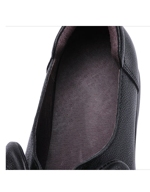 Bowknot Comfortable Platform Retro Walking Shoes