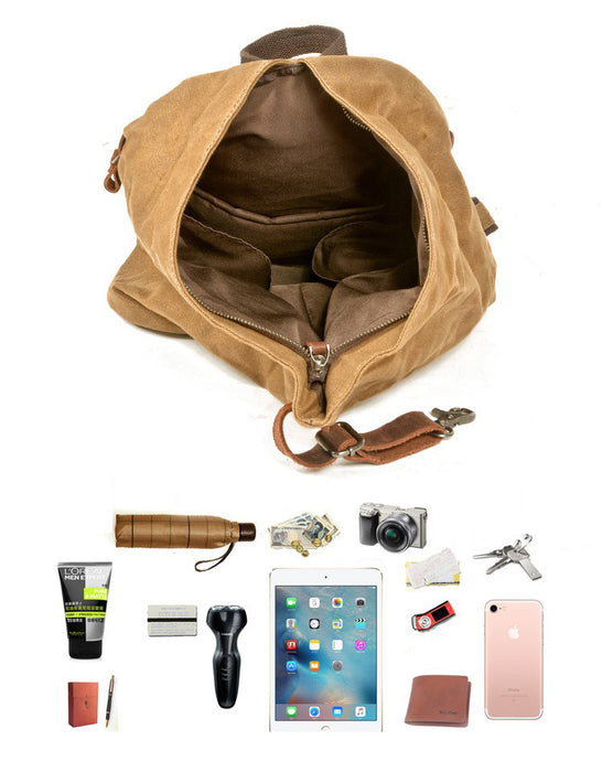 Outdoor Large Capacity Retro-style Waterproof Men's Backpack 2026 90.00