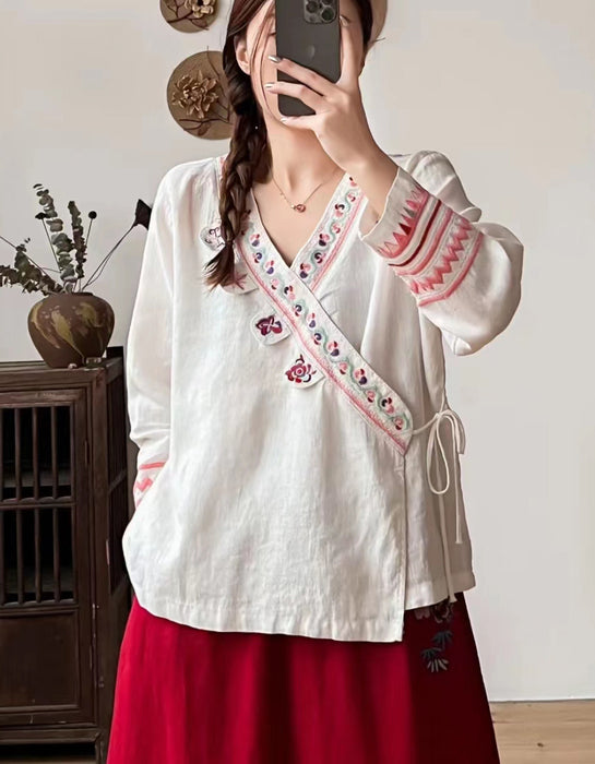 Chinese Style Embroidery Hanfu Cardigan Accessories 51.00