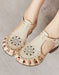 Handmade Embossed Velcro Retro Chunky Pumps March Shoes Collection 2022 72.00