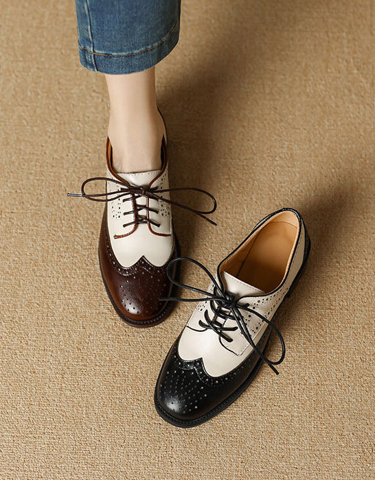 Vintage Oxford Shoes For Women 2021 37 / Brown