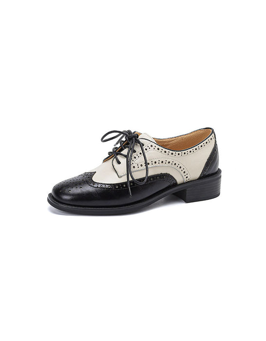 Vintage Oxford Shoes For Women 2021 37 / Brown