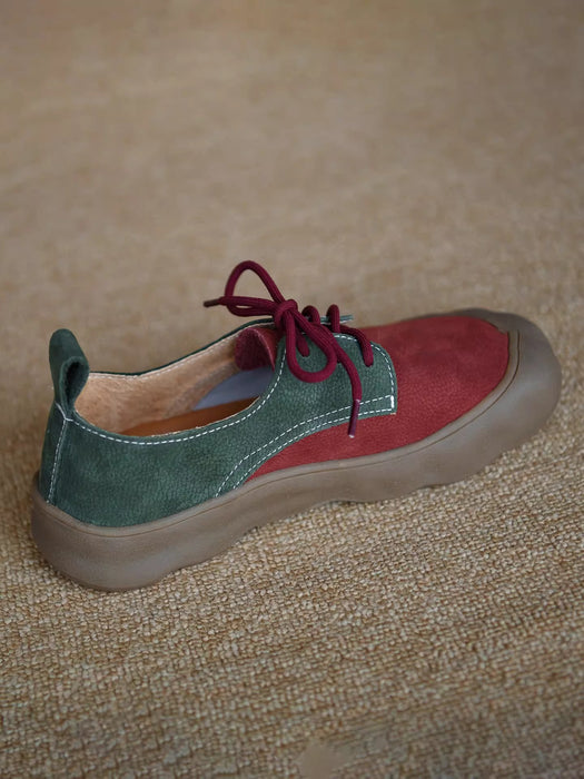 Color Match Comfortable Wide Toe Box Flat Shoes Jan Shoe Collection 2026 87.00