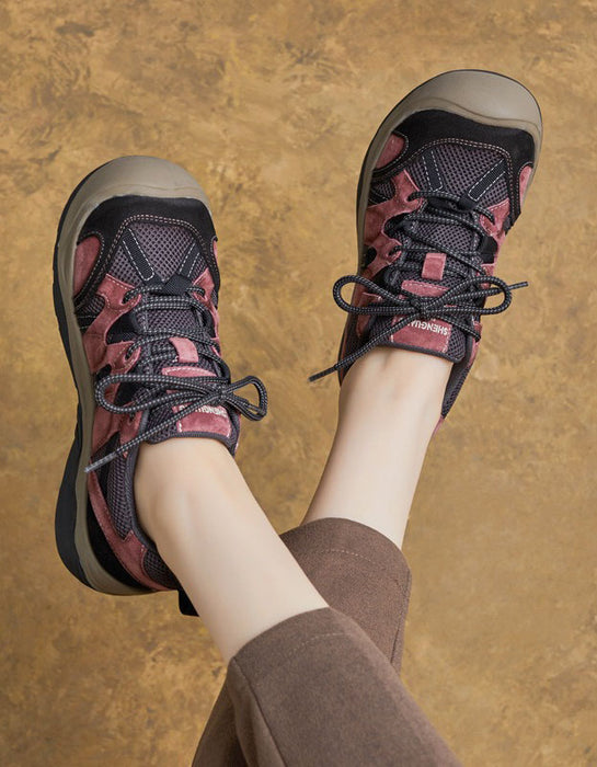 Color Match Comfortable Wide Toe Box Sneakers