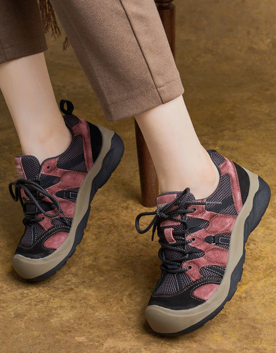 Color Match Comfortable Wide Toe Box Sneakers