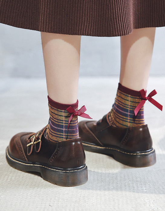 Comfort Brogue Style Double Strap Mary Janes Shoes (Size 34-41)