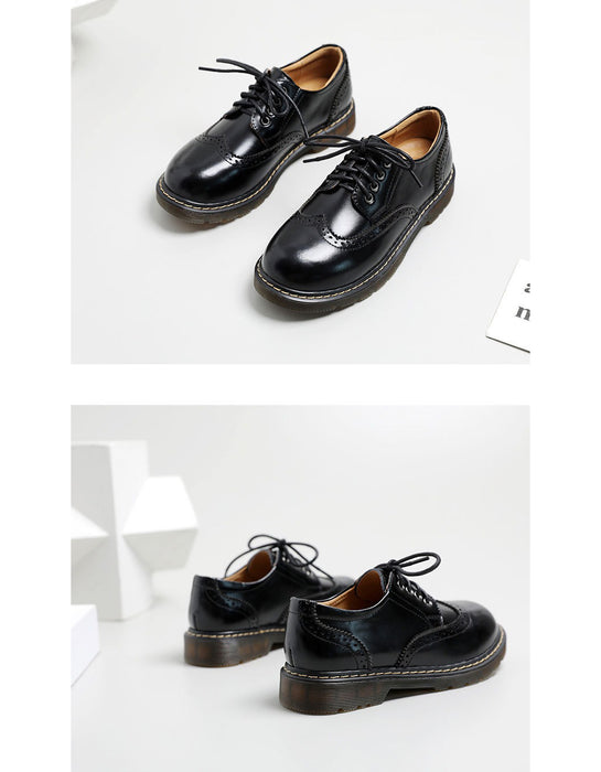 Comfortable Brogue Style Lace-up Mary Jane Shoes (Size 34-41)