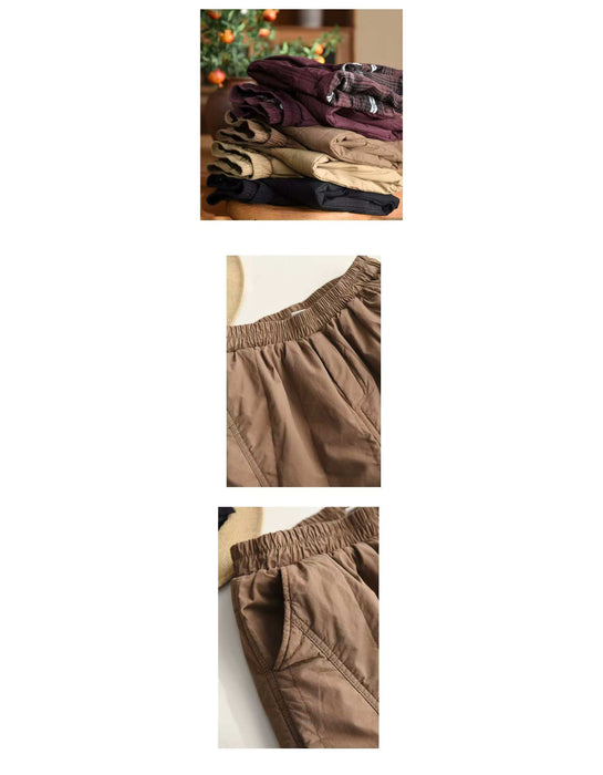 Comfortable Cotton Quilted Winter Pants