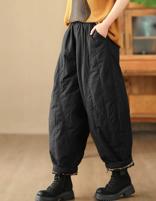 Comfortable Cotton Quilted Winter Pants