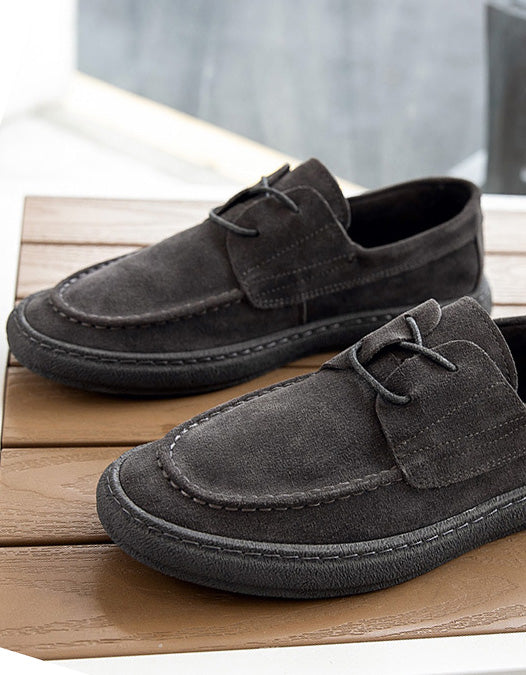 Comfortable Lace-up Suede Shoes for Men 38-43