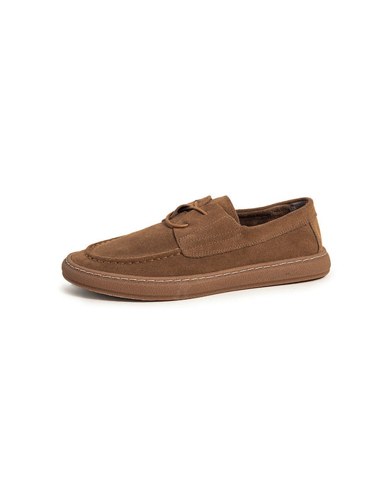 Comfortable Lace-up Suede Shoes for Men 38-43 39 / Apricot Comfortable Lace-up Suede Shoes for Men 38-43 39 / Apricot