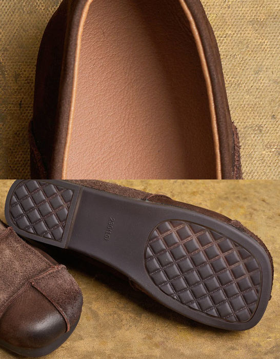 Comfortable Slip-on Handmade Retro Flat Shoes Details Jan Shoe Collection 2026 80.50