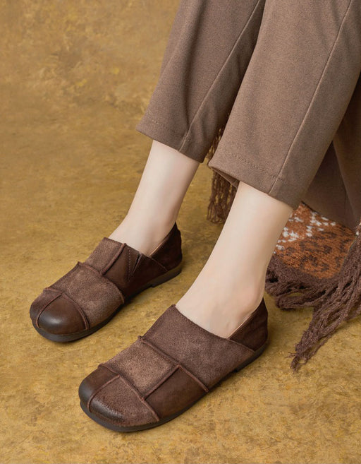 Comfortable Slip-on Handmade Retro Flat Shoes Jan Shoe Collection 2026 80.50